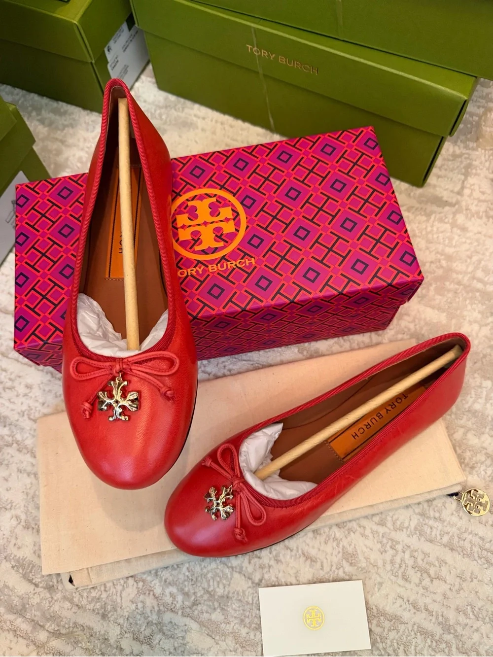 Tory Burch Ballet Flats with Tory Charm
